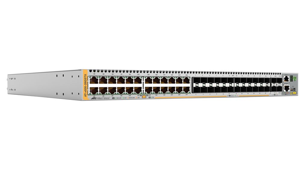 AT-X930-28GSTX | Allied Telesis Ethernet Switch, RJ45 Ports 24